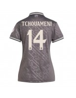 Real Madrid Aurelien Tchouameni #14 Tredjedrakt Dame 2024-25 Korte ermer